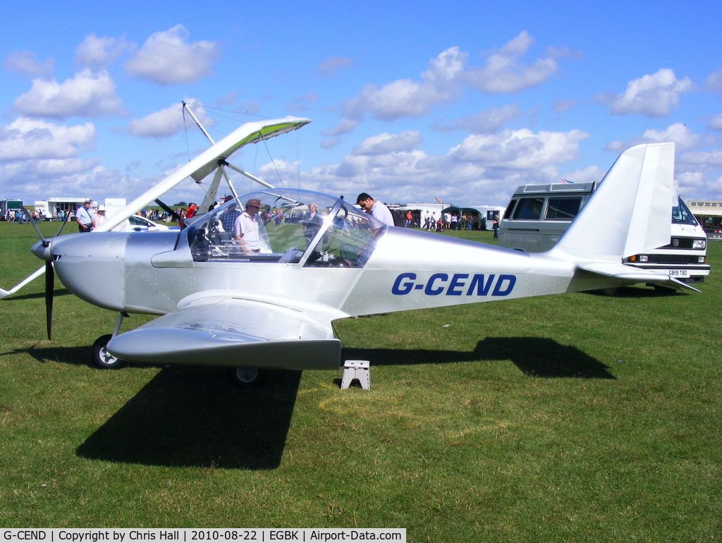 G-CEND, 2007 Cosmik EV-97 TeamEurostar UK C/N 2916, at the Sywell Airshow