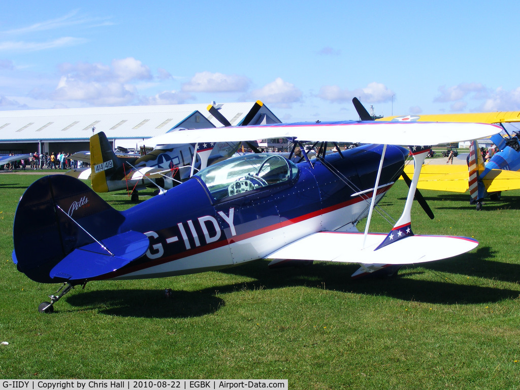 G-IIDY, 1982 Aerotek Pitts S-2B Special C/N 5000, at the Sywell Airshow