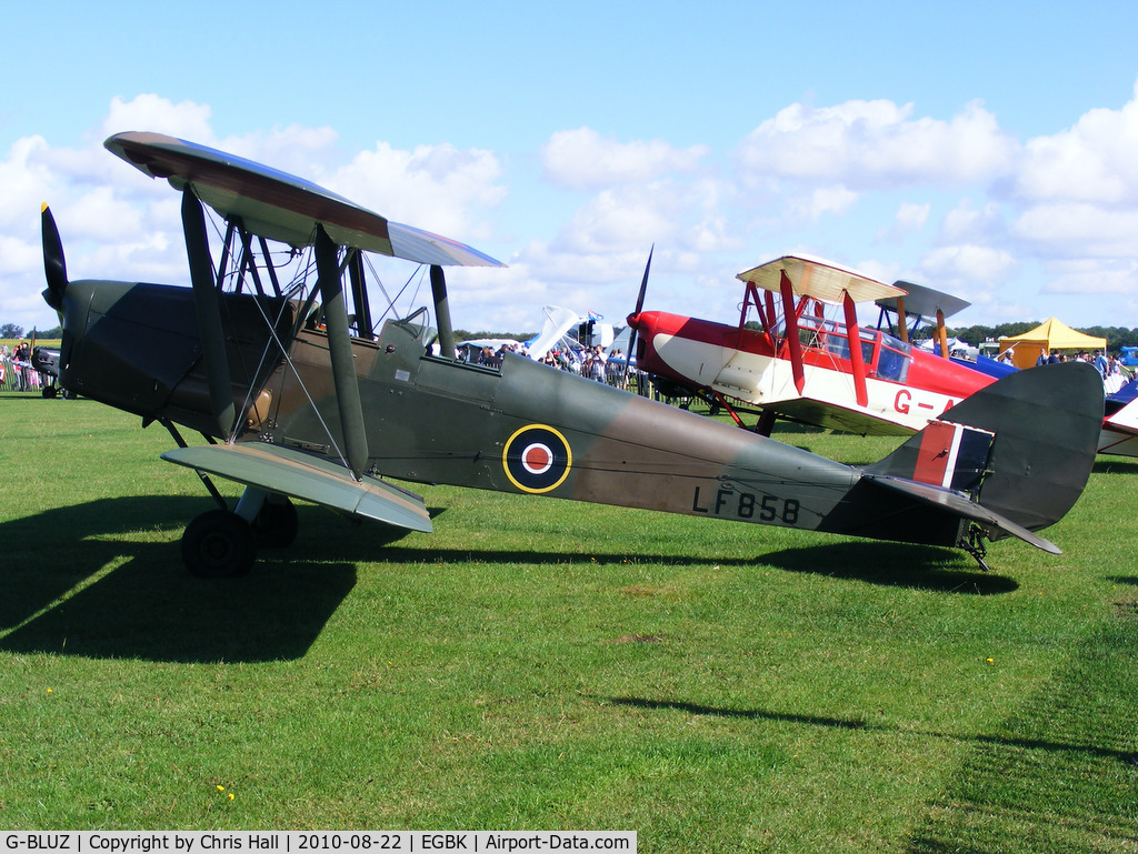 G-BLUZ, 1944 De Havilland DH.82B Queen Bee C/N 1435, at the Sywell Airshow