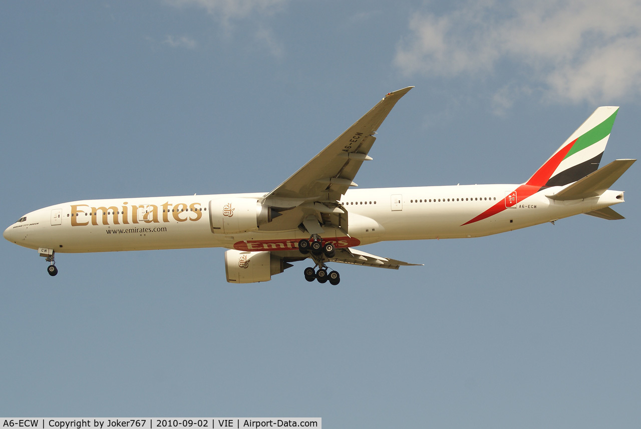 A6-ECW, 2009 Boeing 777-31H/ER C/N 38981, Emirates
