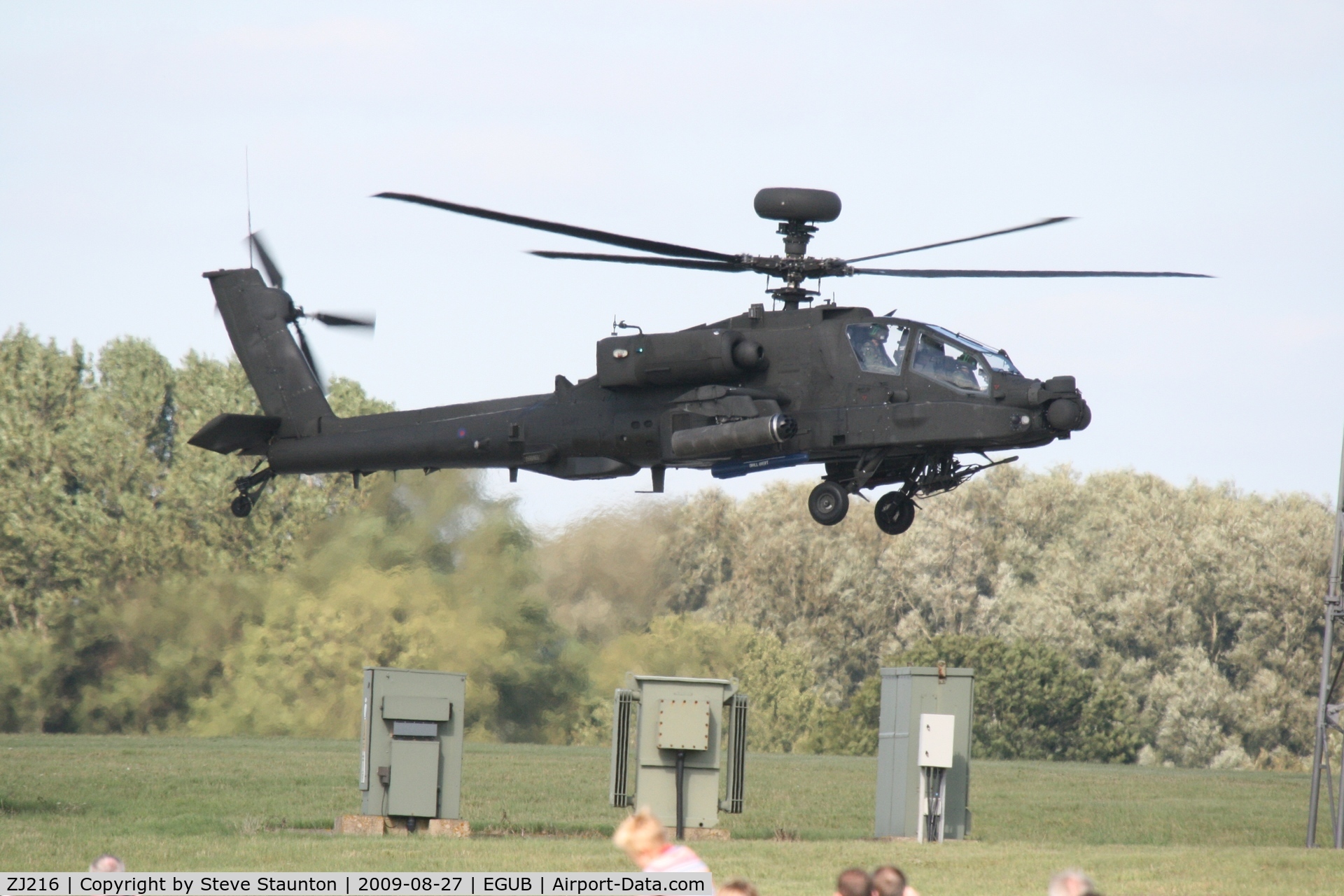 ZJ216, Westland Apache AH.1 C/N WAH.050, Taken at RAF Benson Families Day, August 2009