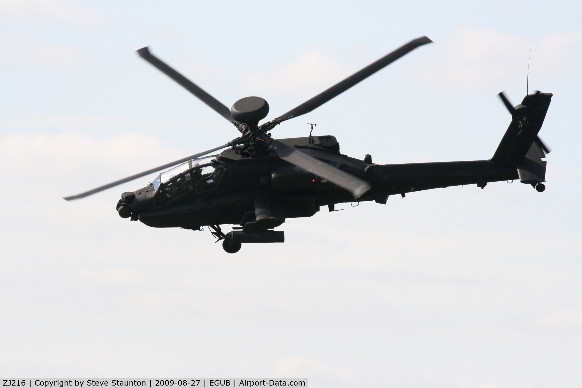 ZJ216, Westland Apache AH.1 C/N WAH.050, Taken at RAF Benson Families Day, August 2009