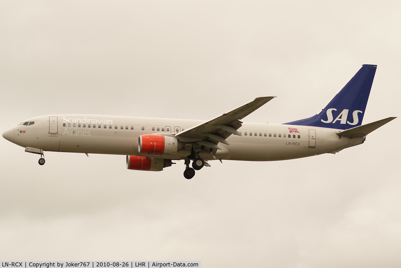 LN-RCX, 2000 Boeing 737-883 C/N 30196, SAS - Scandinavian Airlines