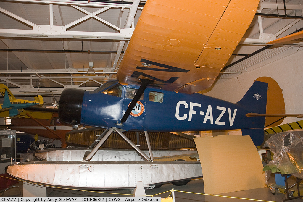 CF-AZV, 1936 Stinson SR-8CM Reliant C/N 9733, Stinson SR8CM