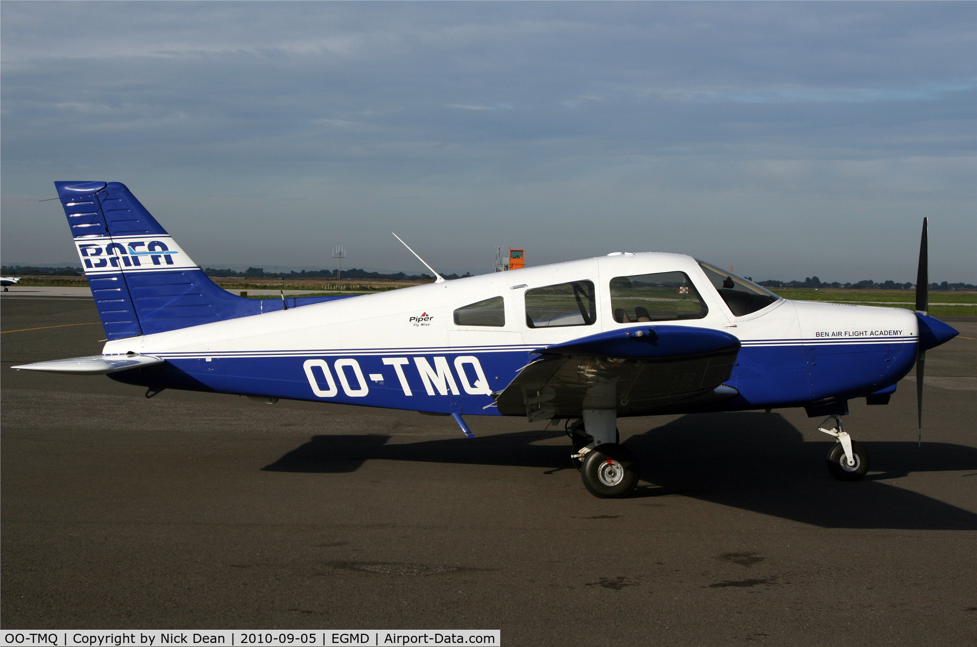 OO-TMQ, 2008 Piper PA-28-161 C/N 2842312, EGMD