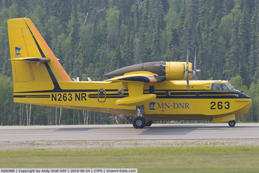 N263NR, 1985 Canadair CL-215-V (CL-215-1A10) C/N 1082, MINNESOTA DEPARTMENT OF NATURAL RESOURCES CL-215