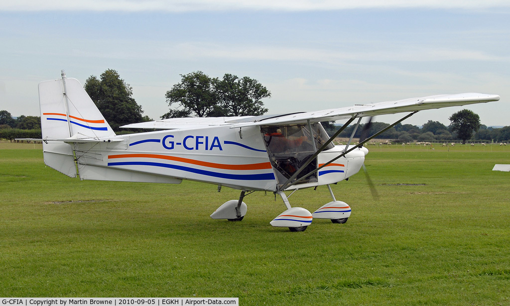 G-CFIA, 2008 Skyranger Swift 912S(1) C/N BMAA/HB/561, SHOT AT HEADCORN