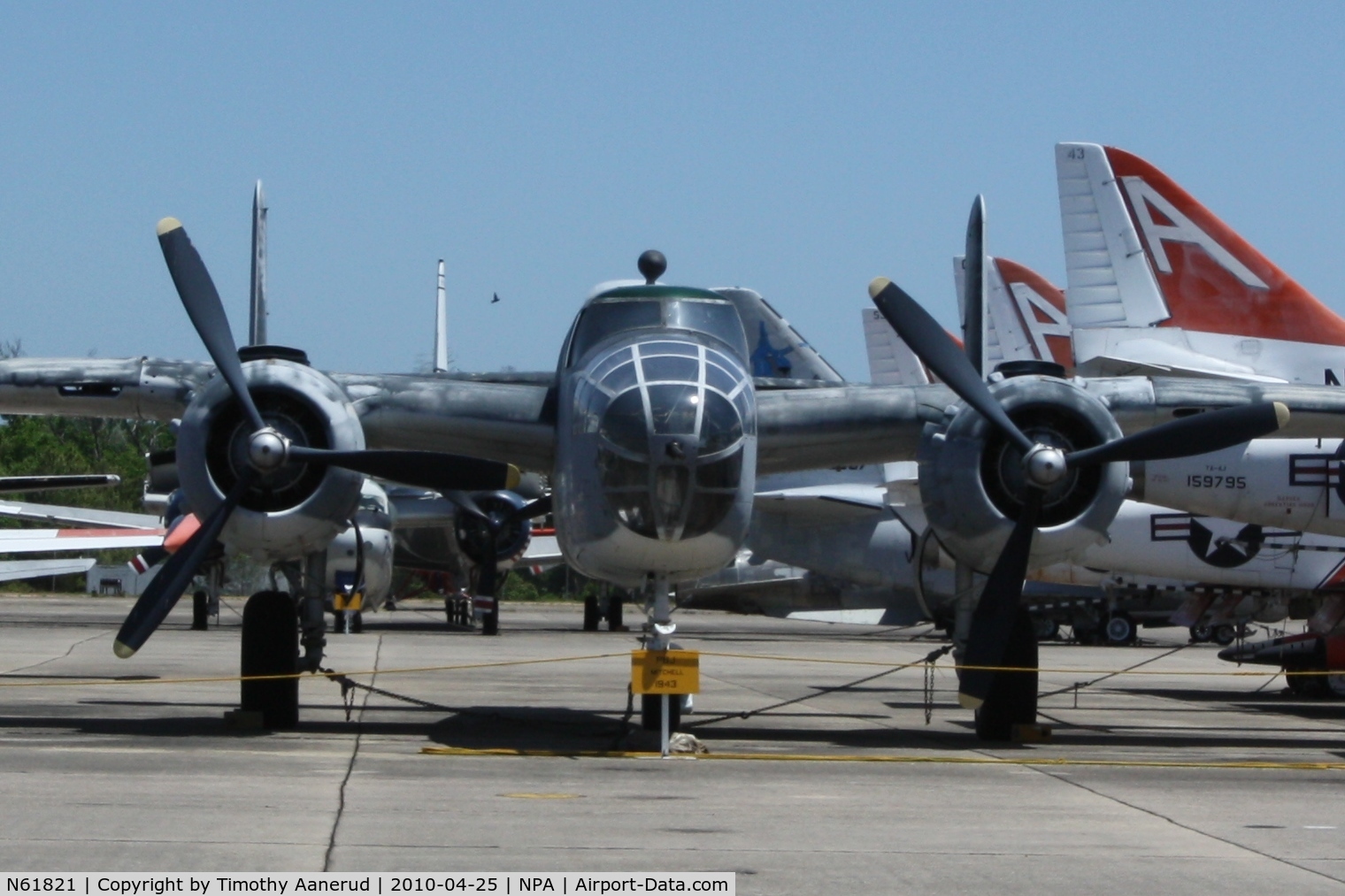 N61821, North American B-25J Mitchell C/N 44-29035, North American B-25J, c/n: 44-29035, Bu 35087