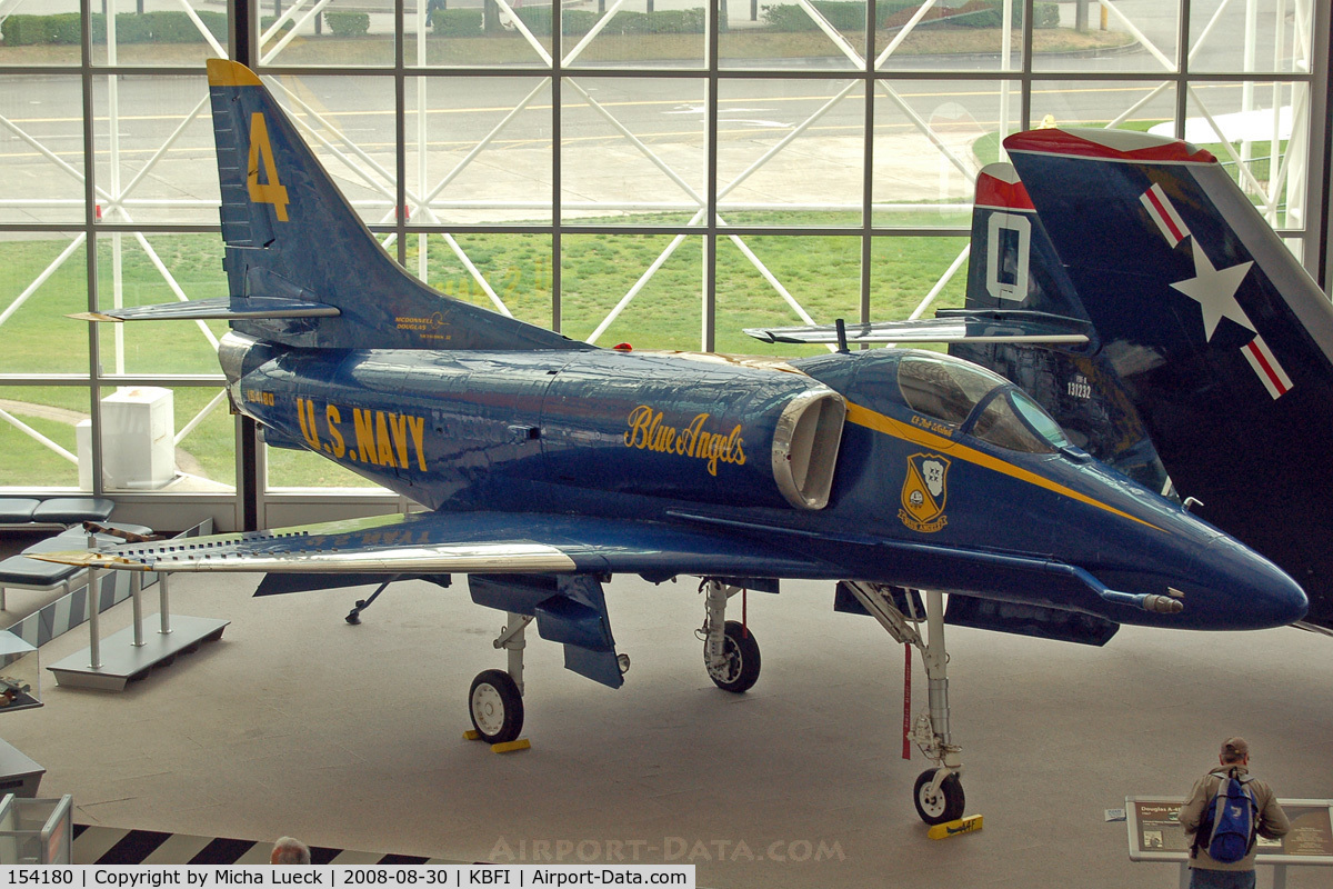 154180, Douglas A-4F Skyhawk C/N 13637, At the Museum of Flight, Seattle