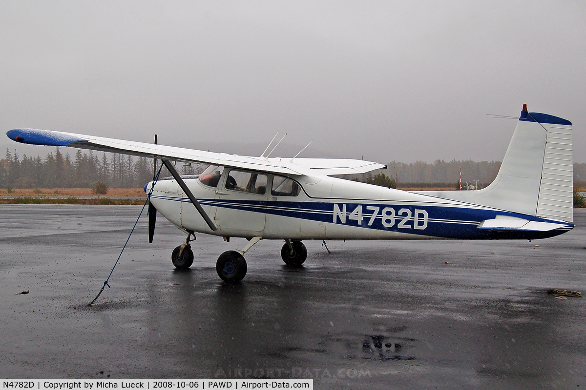 N4782D, 1958 Cessna 182A Skylane C/N 34882, At Seward