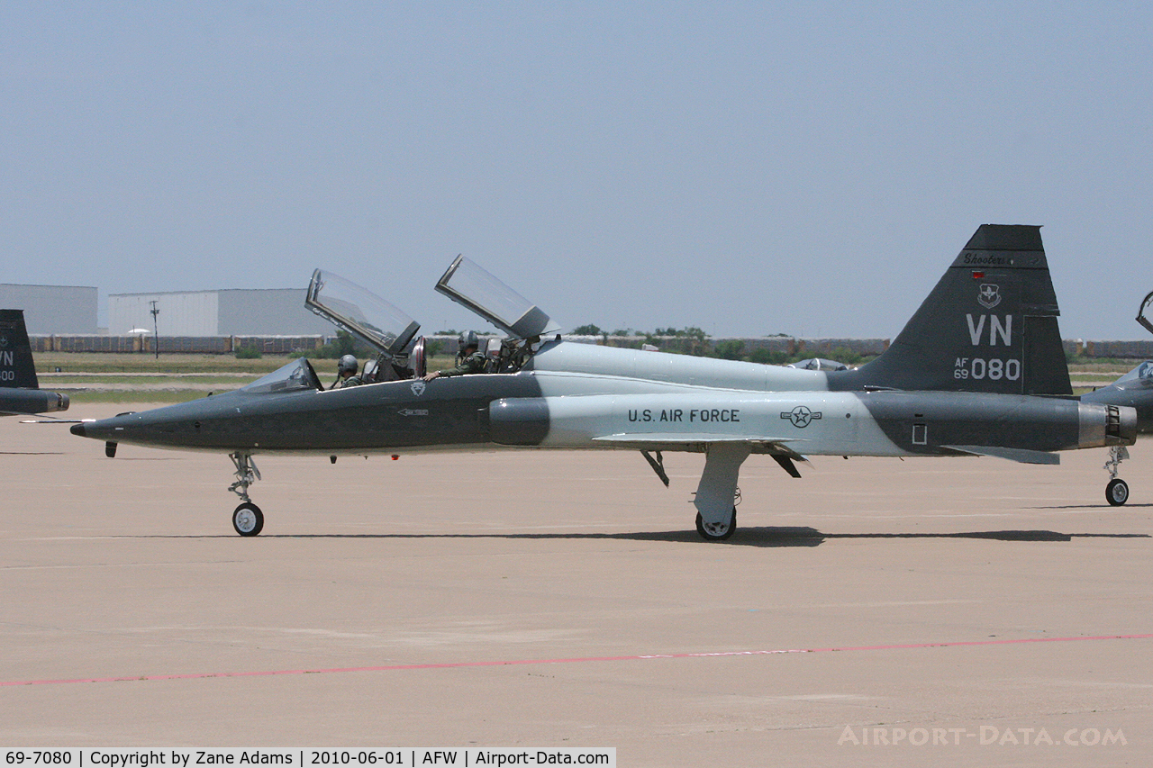 69-7080, Northrop T-38A Talon C/N T.6230, At Alliance Airport, Fort Worth, TX