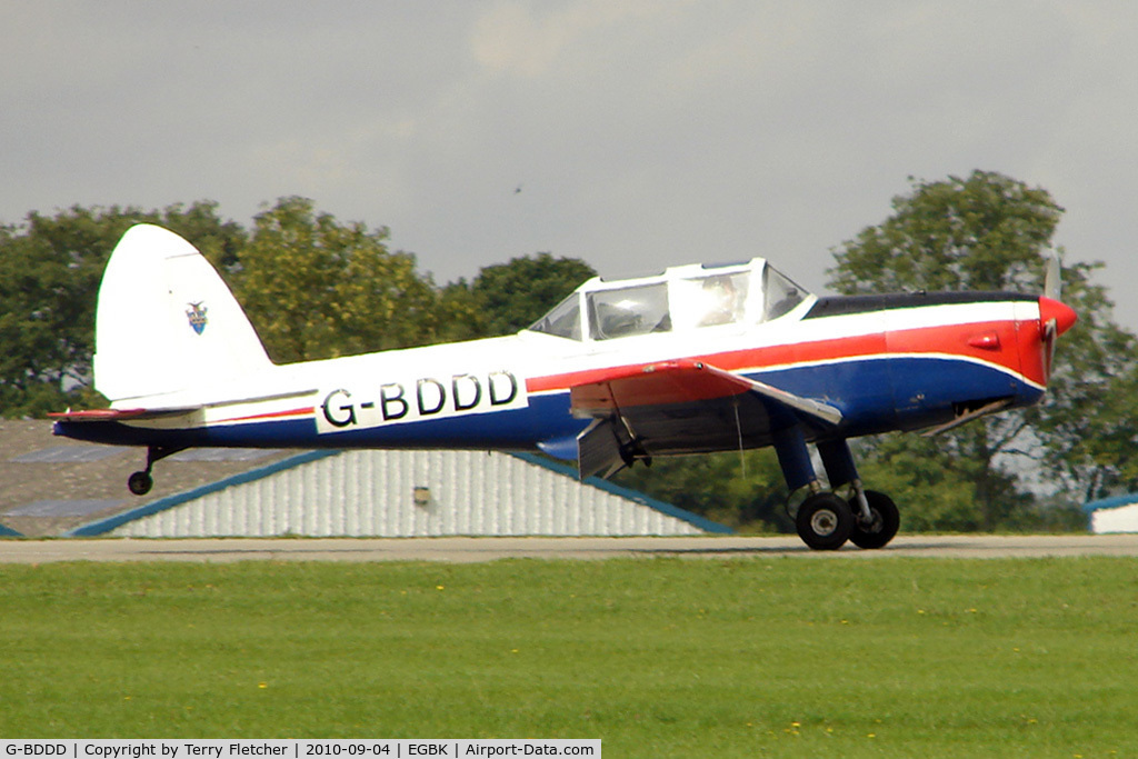 G-BDDD, 1951 De Havilland DHC-1 Chipmunk T.10 C/N C1/0326, 1951 De Havilland DHC-1 CHIPMUNK 22, c/n: C1/0326 at 2010 LAA National Rally