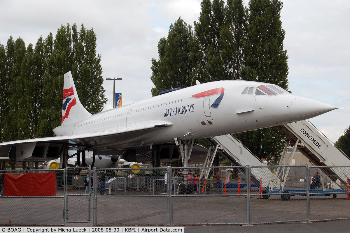 G-BOAG, 1978 Aerospatiale-BAC Concorde 1-102 C/N 100-014, At the Museum of Flight