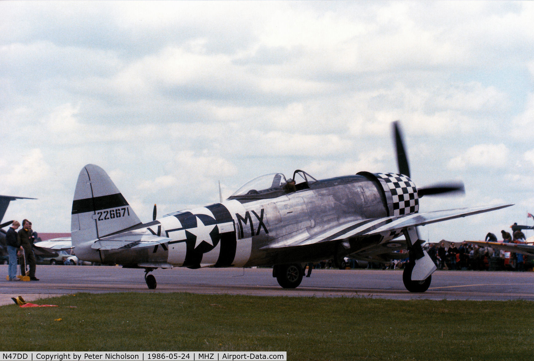 N47DD, 1945 Republic P-47D Thunderbolt C/N 399-55731, P-47D Thunderbolt 45-49192 flown as 42-26671 