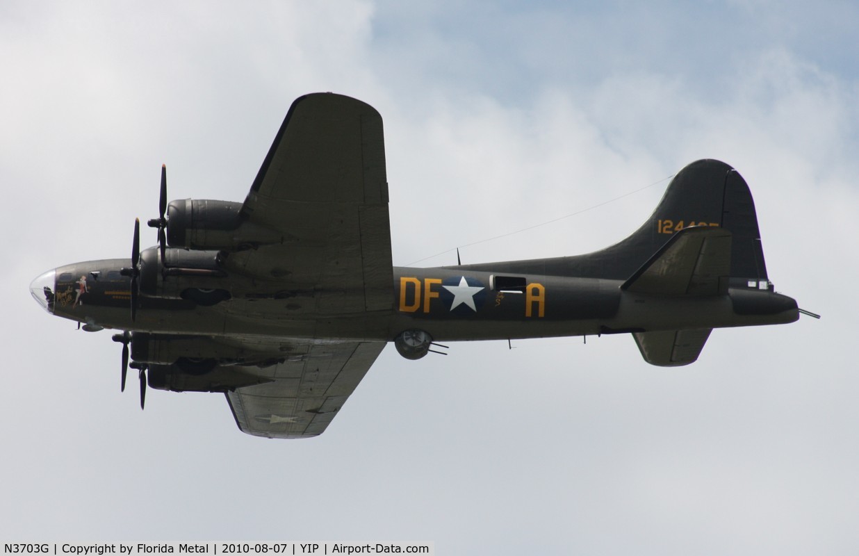 N3703G, 1945 Boeing B-17G Flying Fortress C/N 44-83546-A, Memphis Belle