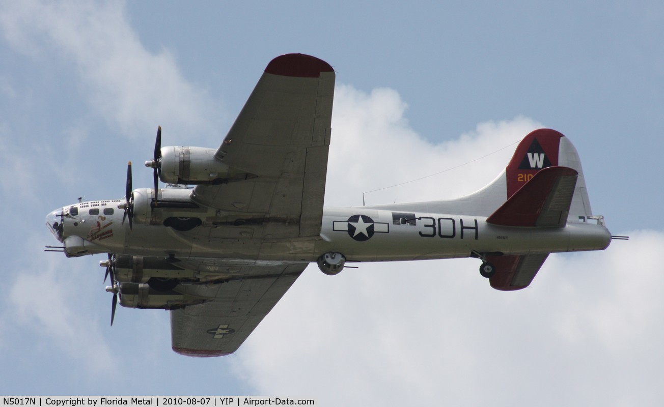 N5017N, 1944 Lockheed/Vega (Boeing) B-17G-105-VE Flying Fortress C/N 8649, Aluminum Overcast