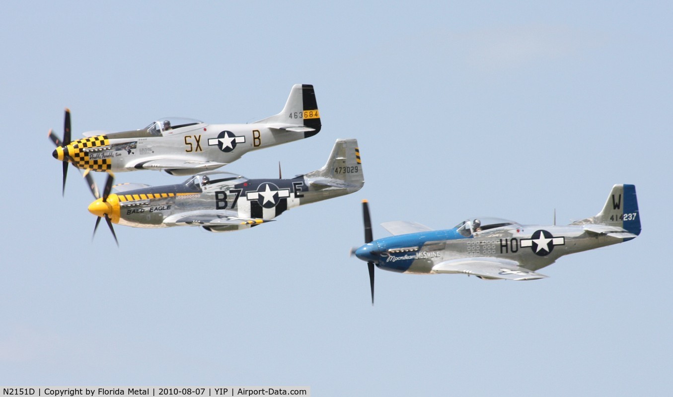 N2151D, 1944 North American F-51D Mustang C/N 122-40196, Horsemen