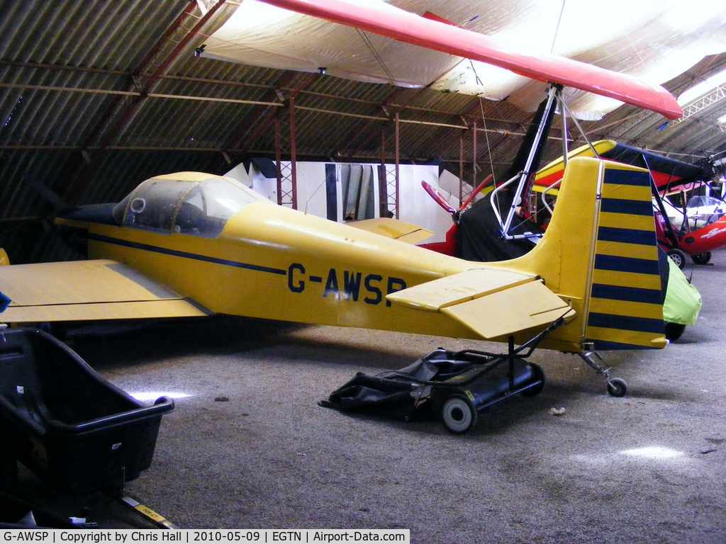 G-AWSP, 1969 Druine D.62B Condor C/N RAE/634, at Enstone Airfield