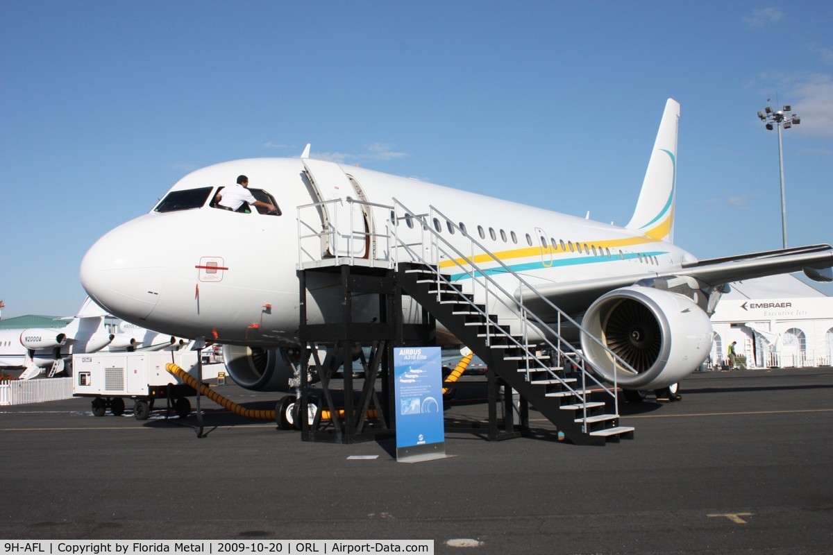 9H-AFL, 2008 Airbus ACJ318 (A318-112/CJ) C/N 3363, Comlux A318