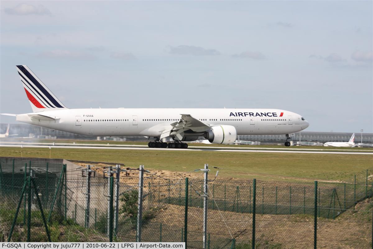 F-GSQA, 2004 Boeing 777-328/ER C/N 32723, whis new Air France color