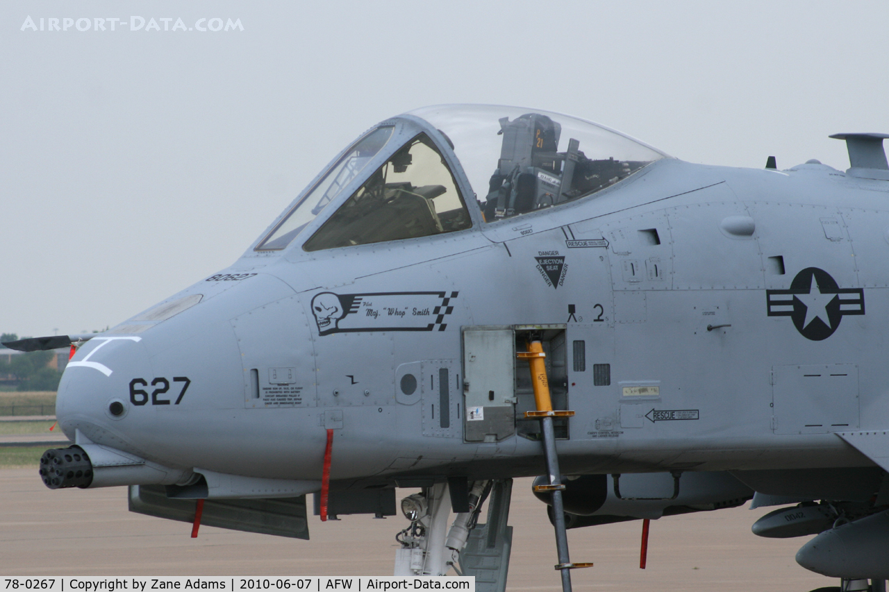 78-0267, 1978 Fairchild Republic A-10A Thunderbolt II C/N A10-0267, At Alliance Airport, Ft. Worth, TX