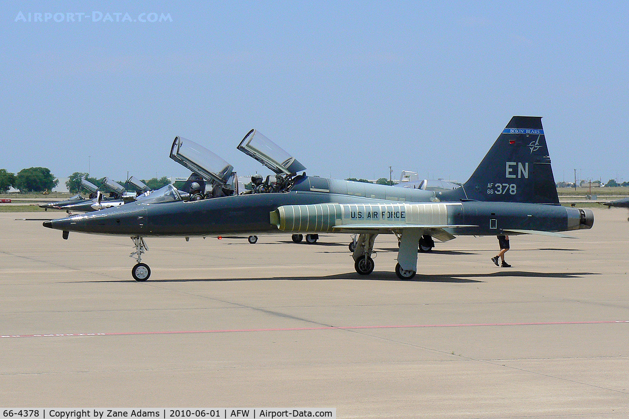 66-4378, 1966 Northrop T-38C Talon C/N T.6009, At Alliance Airport, Ft. Worth, TX