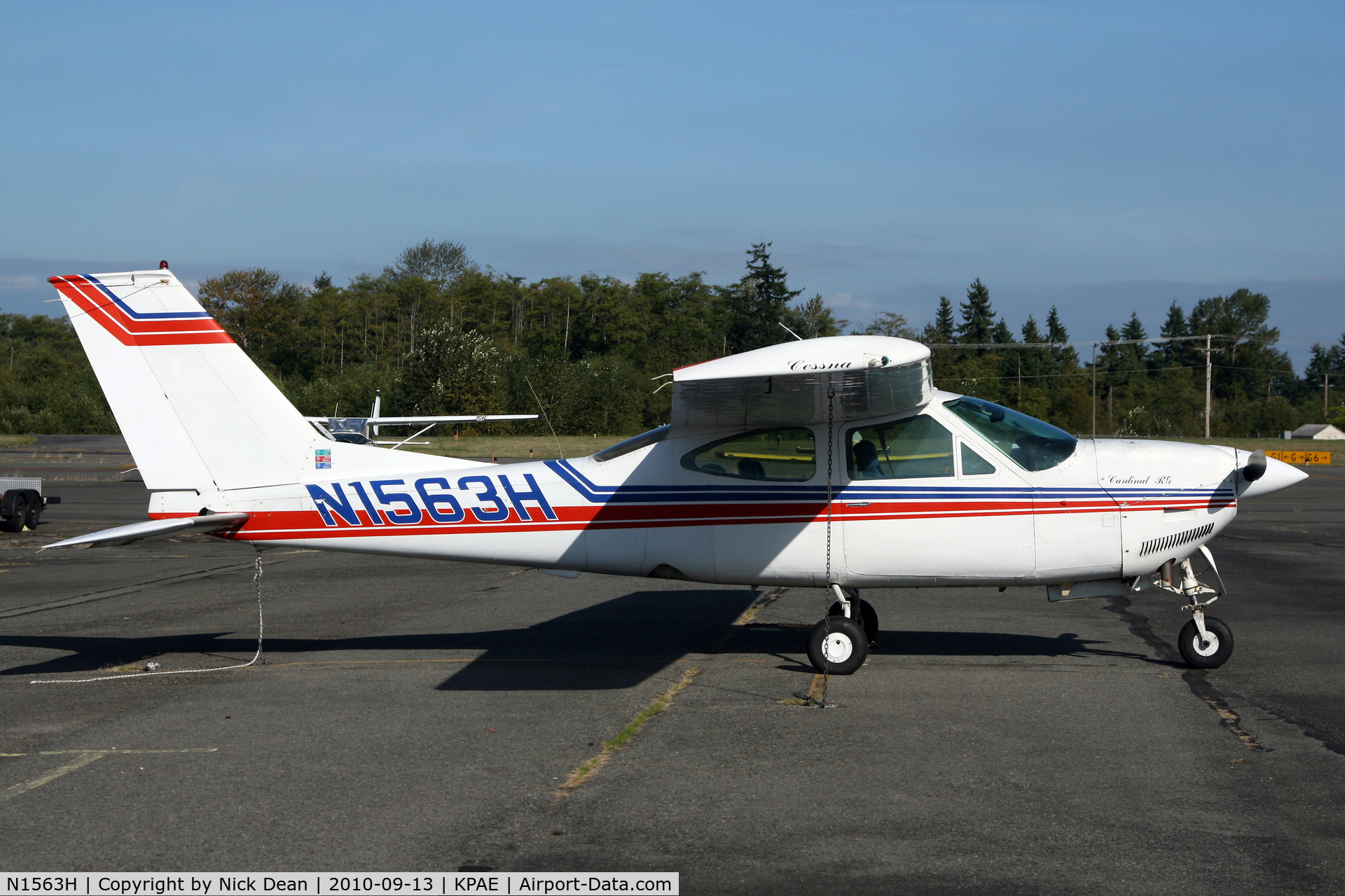 N1563H, 1975 Cessna 177RG Cardinal C/N 177RG0737, KPAE