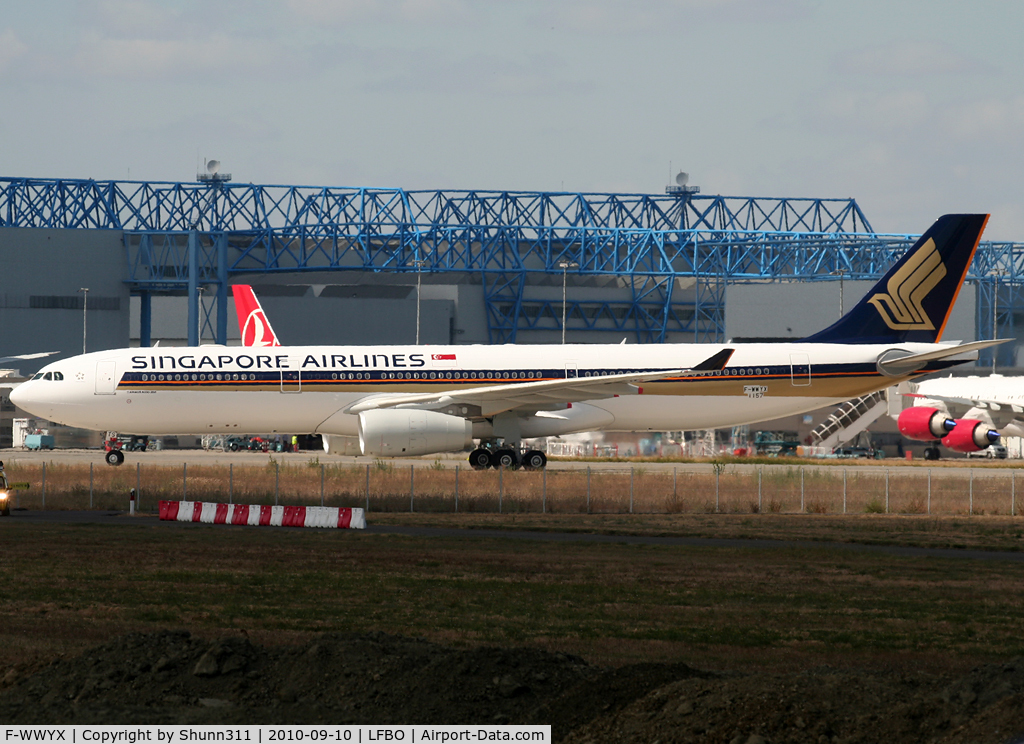 F-WWYX, Airbus A330-343X C/N 1000, C/n 1157 - To be 9V-STS