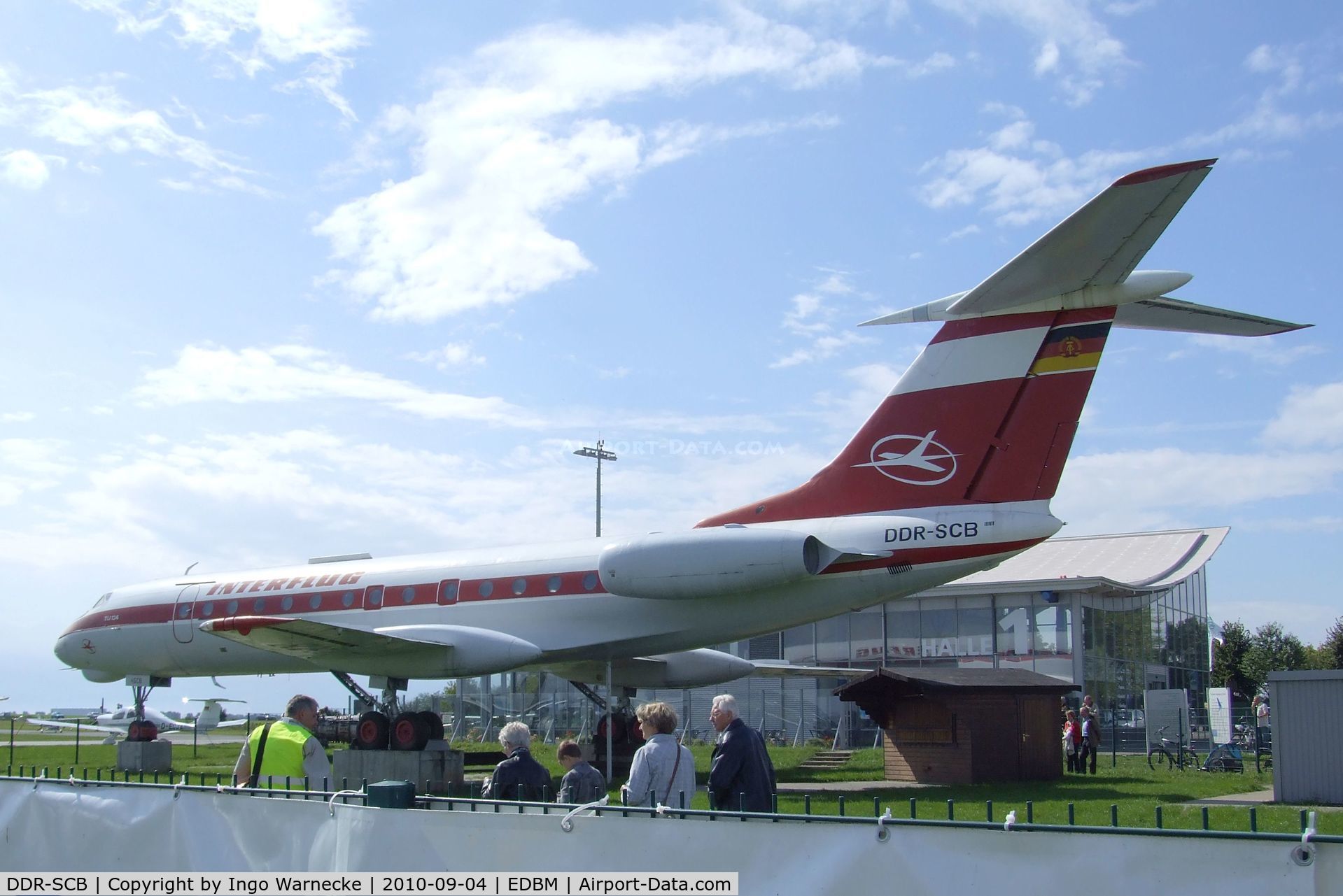DDR-SCB, 1968 Tupolev Tu-134 C/N 8350503, Tupolev Tu-134 CRUSTY preserved at Magdeburg airfield