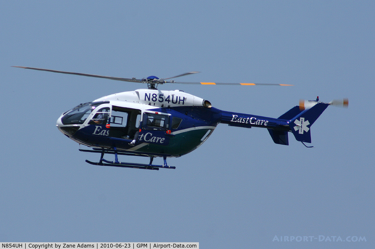 N854UH, Eurocopter-Kawasaki EC-145 (BK-117C-2) C/N 9348, At Grand Prairie Municipal