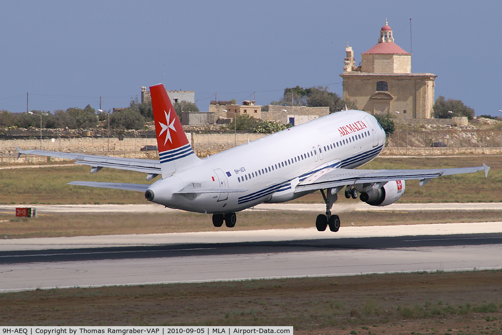 9H-AEQ, 2007 Airbus A320-214 C/N 3068, Air Malta Airbus A320