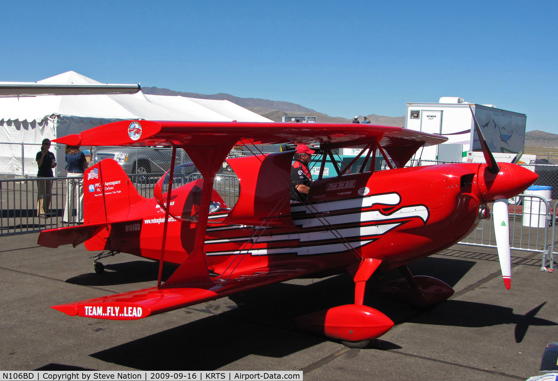 N106BD, 2003 Christen Eagle II C/N BR001, Red Eagle Airshows 2003 Roetman Ryland K Jr EAGLE @ 2009 Reno Air Races