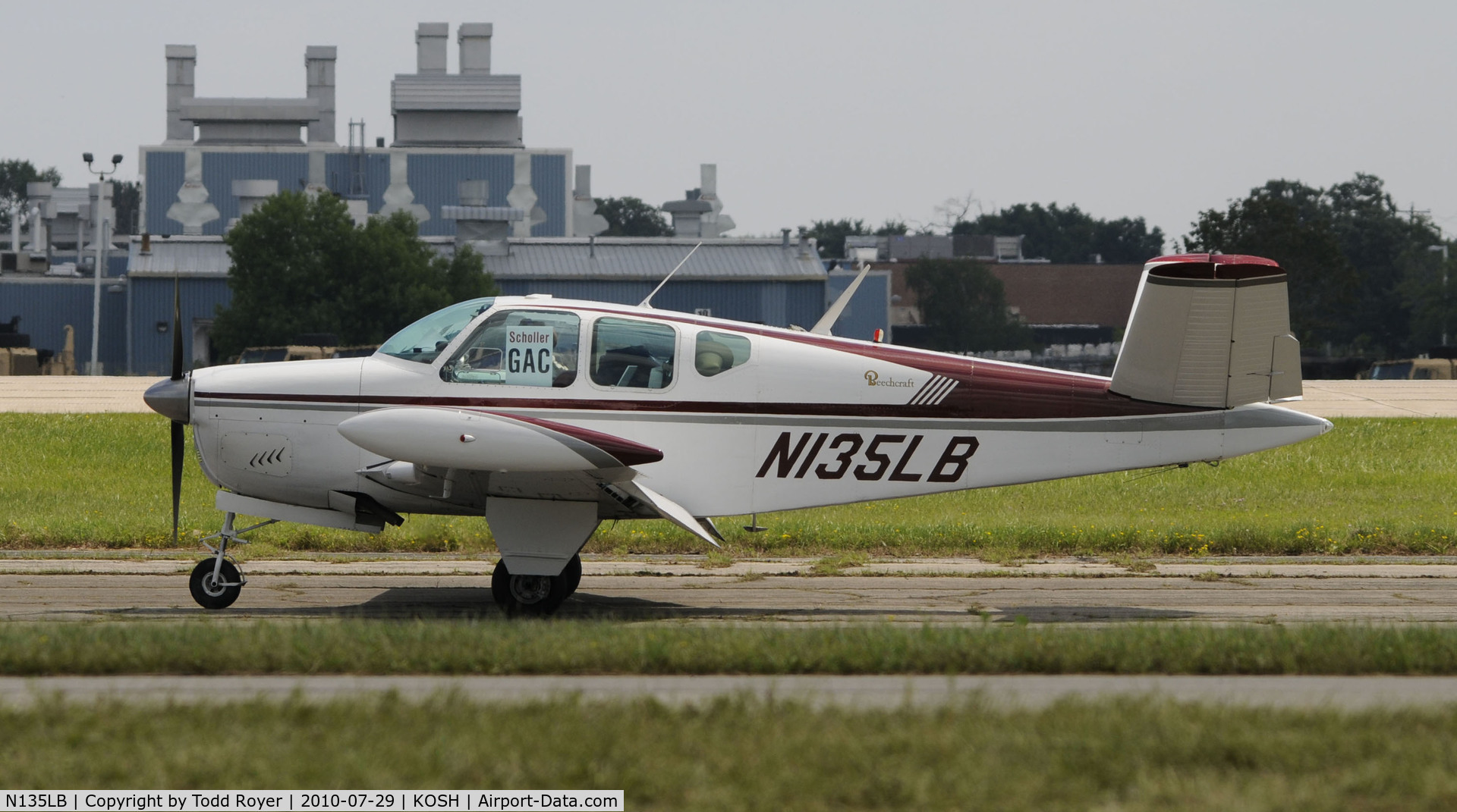 N135LB, 1958 Beech J35 Bonanza C/N D-5389, EAA AIRVENTURE 2010