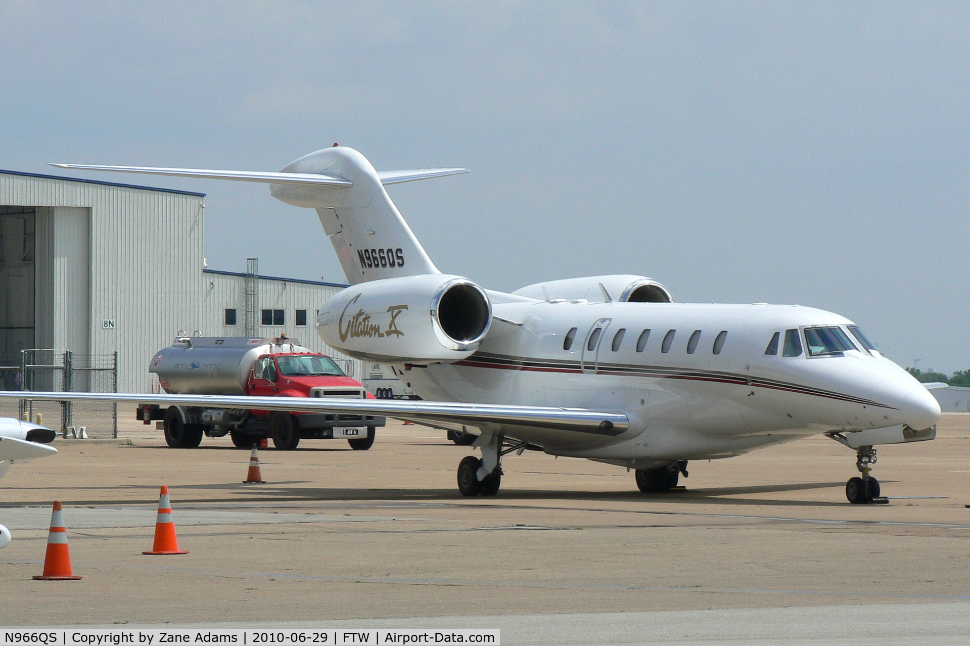 N966QS, 2001 Cessna 750 Citation X Citation X C/N 750-0166, At Fort Worth Meacham Field