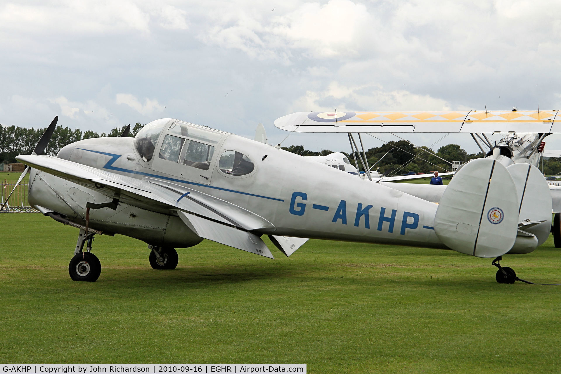 G-AKHP, 1947 Miles M65 Gemini 1A C/N 6519, At Goodwood for the Revival Meeting