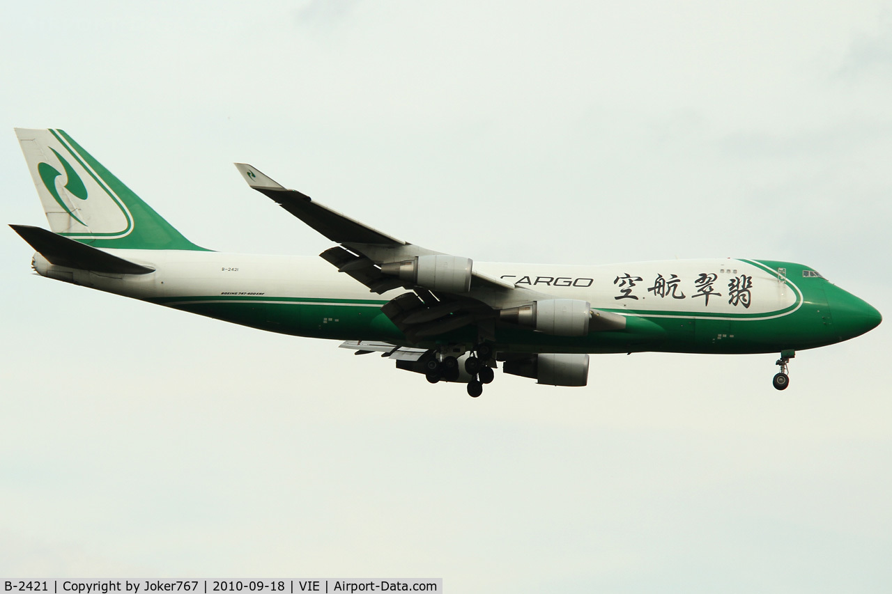 B-2421, 2007 Boeing 747-4EVF/ER/SCD C/N 35169, Jade Cargo