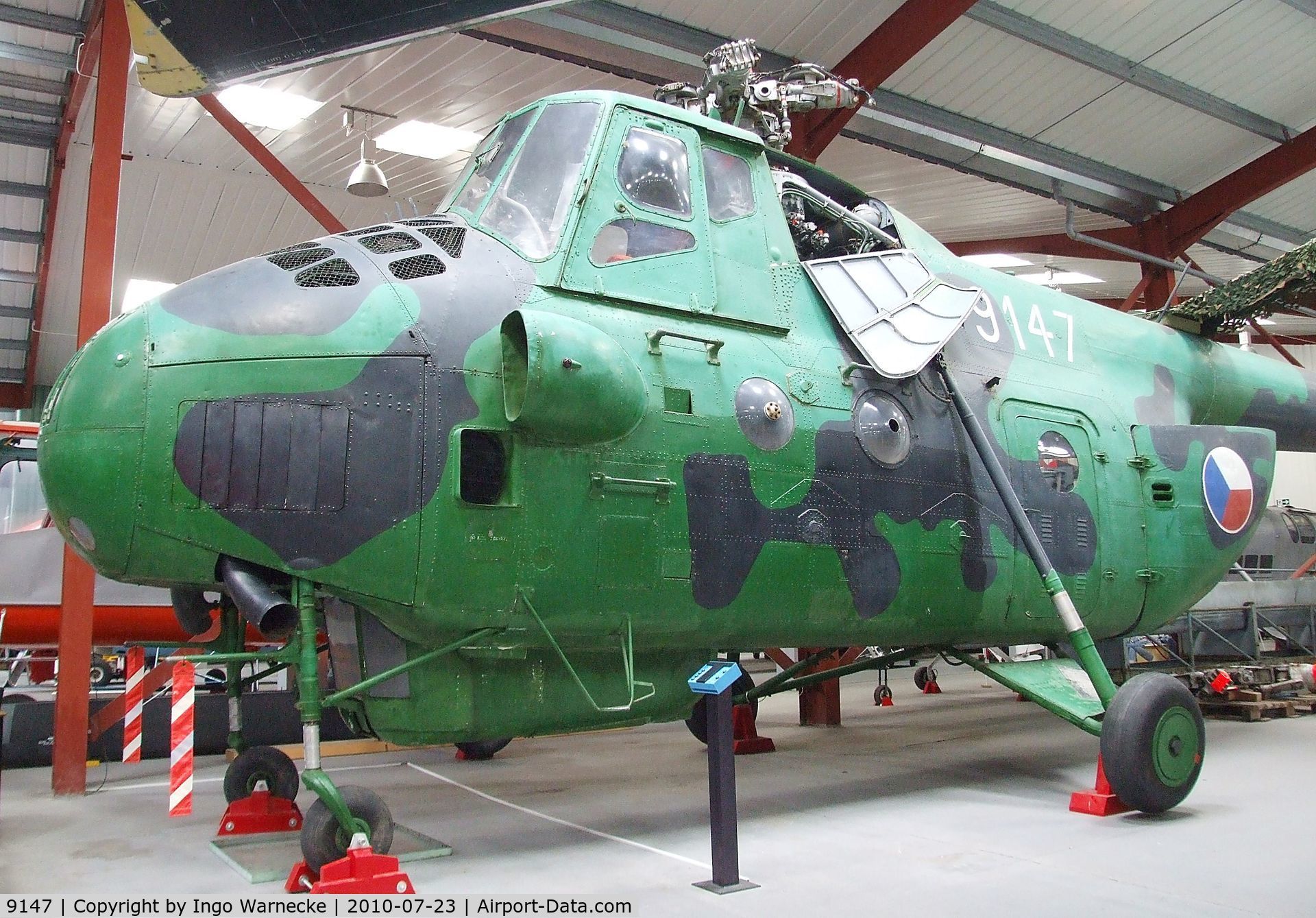 9147, Mil Mi-4 Hound C/N 09147, Mil Mi-4 Hound at the Helicopter Museum, Weston-super-Mare