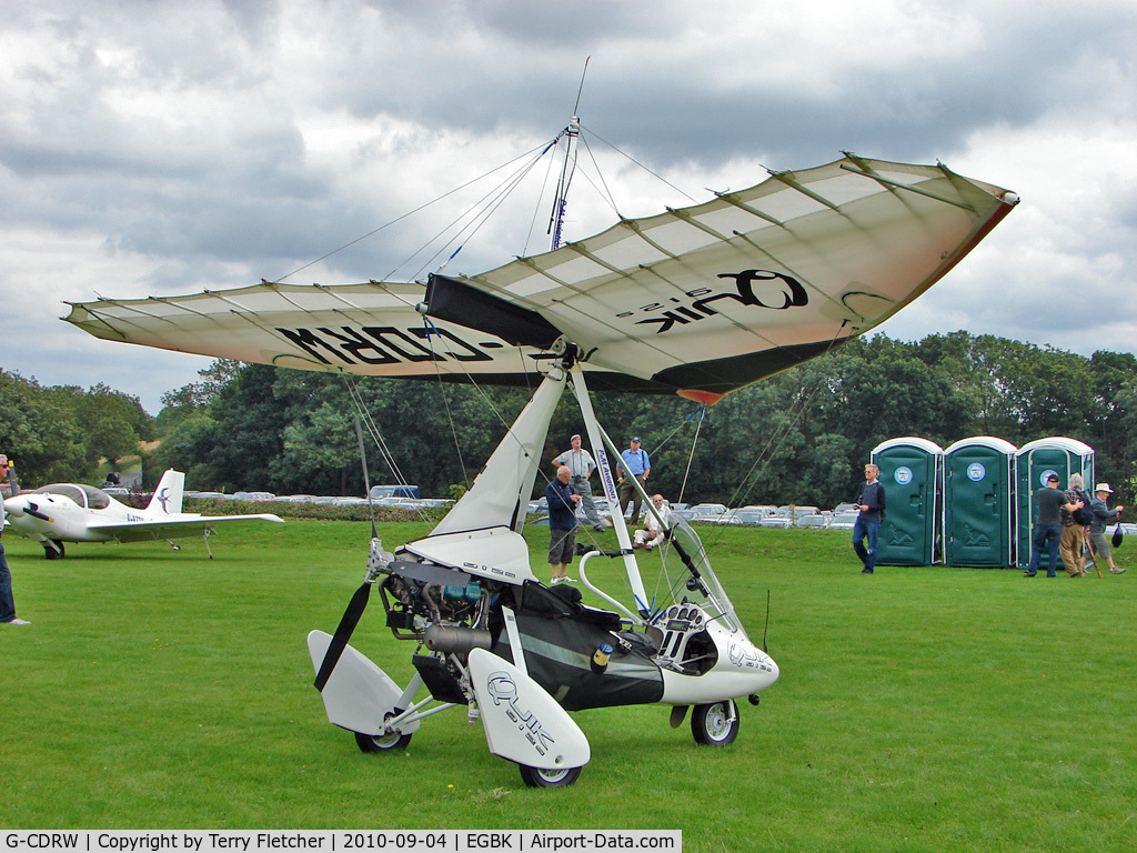 G-CDRW, 2005 P&M Aviation Pegasus Quik C/N 8141, 2005 P And M Aviation Ltd PEGASUS QUIK, c/n: 8141 at 2010 LAA National Rally