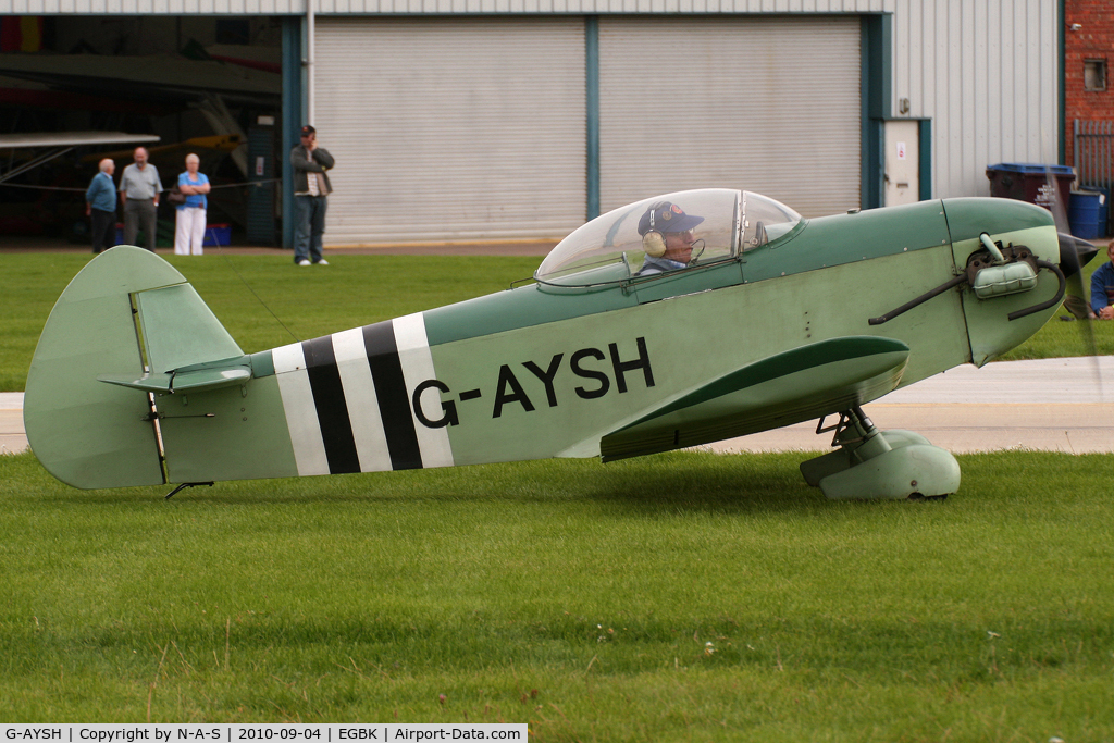 G-AYSH, 1973 Taylor Monoplane C/N PFA 1413, LAA Rally 2010