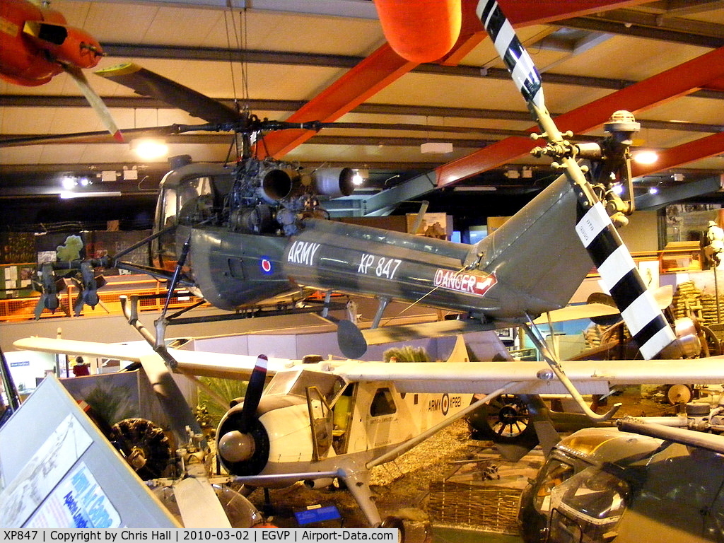 XP847, Westland Scout AH.1 C/N F9473, Museum of Army Flying, Middle Wallop