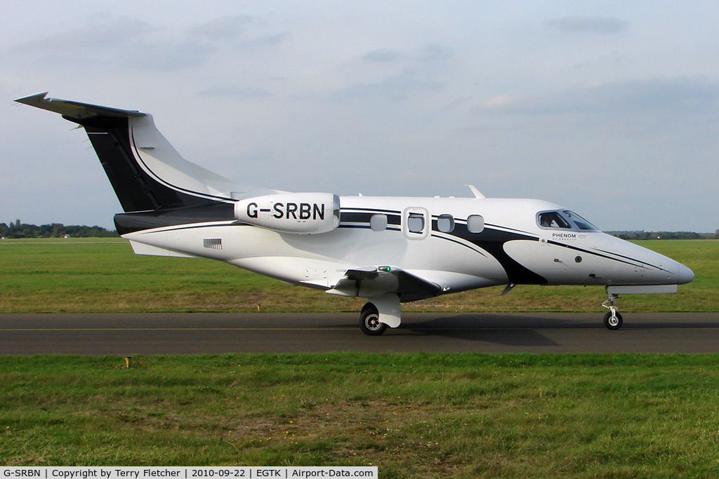 G-SRBN, 2009 Embraer EMB-500 Phenom 100 C/N 50000056, 2009 Embraer EMB-500 Phenom 100, c/n: 50000056 at Kidlington