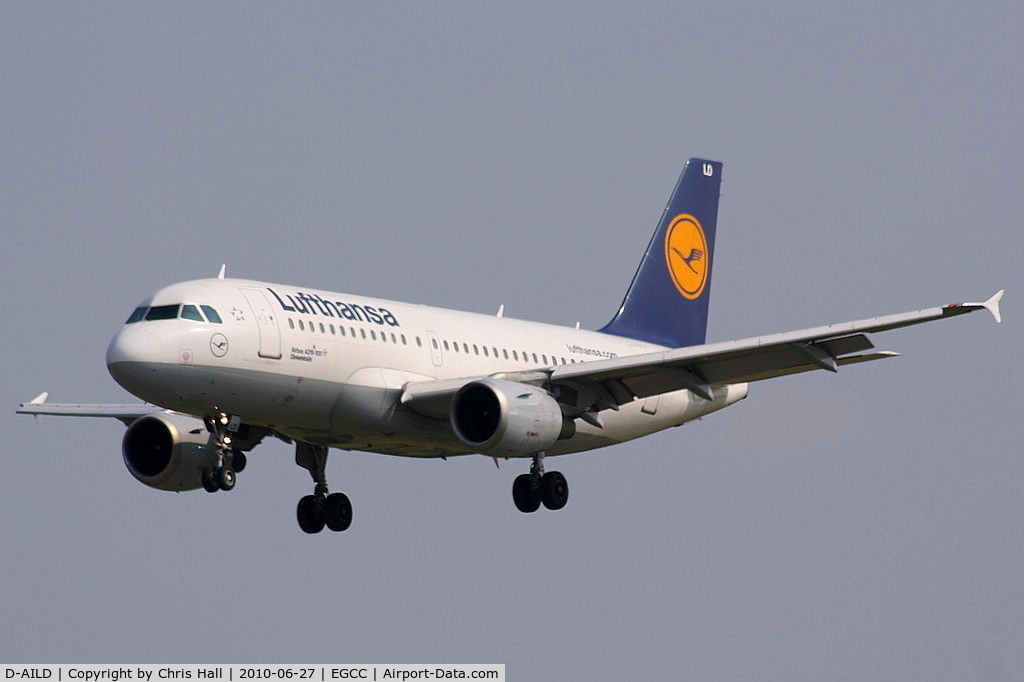 D-AILD, 1996 Airbus A319-114 C/N 623, Lufthansa
