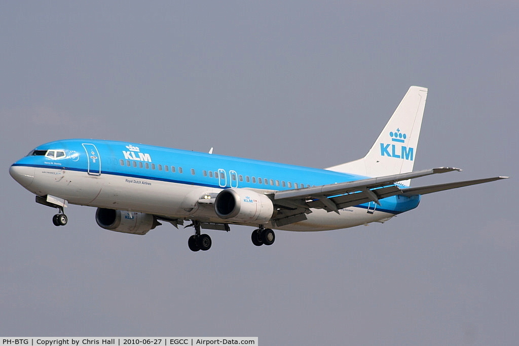 PH-BTG, 1994 Boeing 737-406 C/N 27233, KLM Royal Dutch Airlines