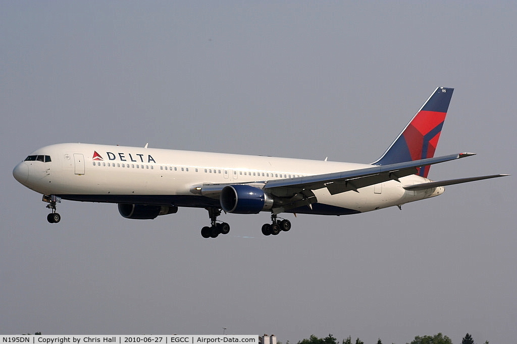 N195DN, 1997 Boeing 767-332 C/N 28452, Delta Airlines