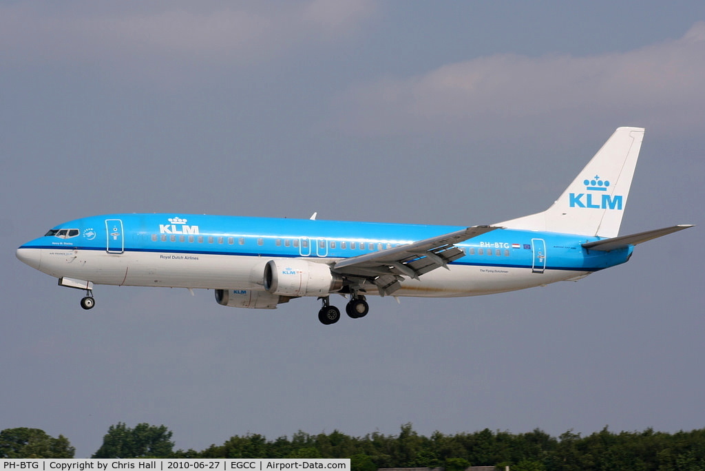 PH-BTG, 1994 Boeing 737-406 C/N 27233, KLM Royal Dutch Airlines