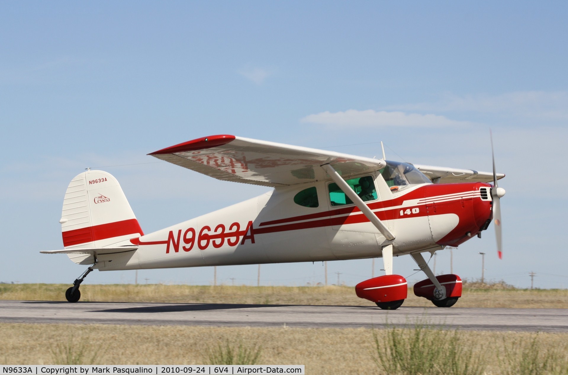 N9633A, 1949 Cessna 140A C/N 15354, Cessna 140A