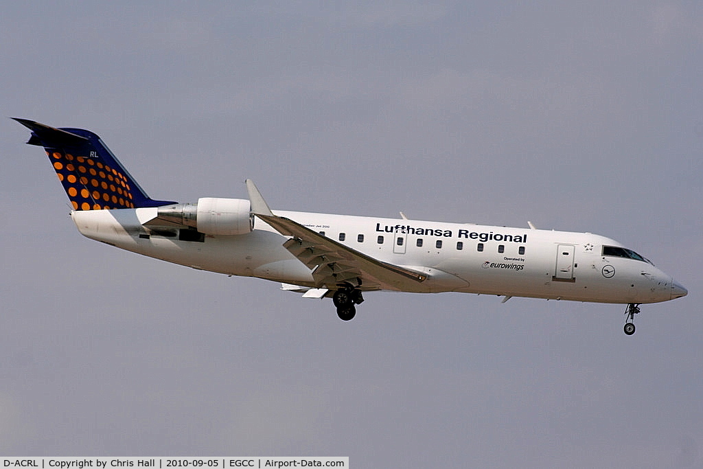 D-ACRL, 2004 Bombardier CRJ-200ER (CL-600-2B19) C/N 7902, Lufthansa Regional operated by Eurowings