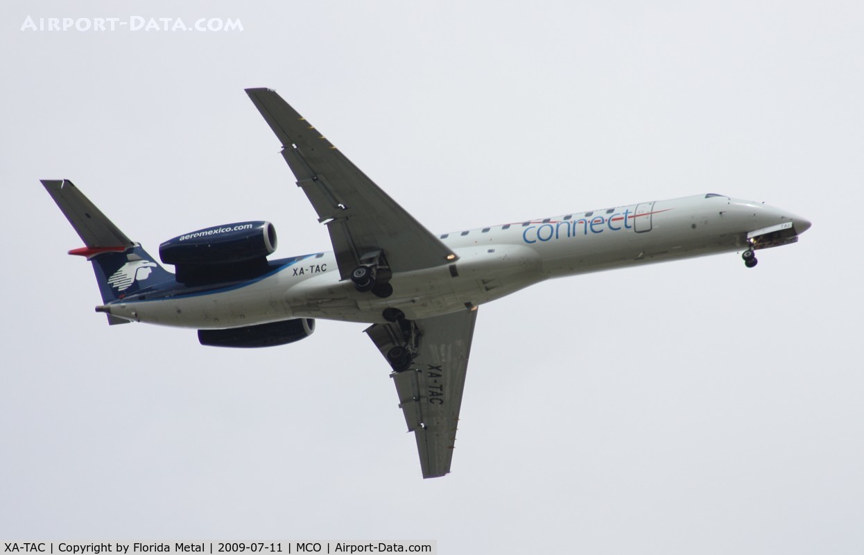 XA-TAC, 2001 Embraer ERJ-145LR (EMB-145LR) C/N 145475, Aeromexico Connect E145