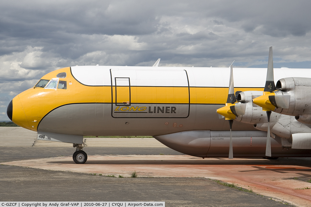 C-GZCF, 1960 Lockheed L-188C(F)  Electra C/N 1091, Air Spray L-188