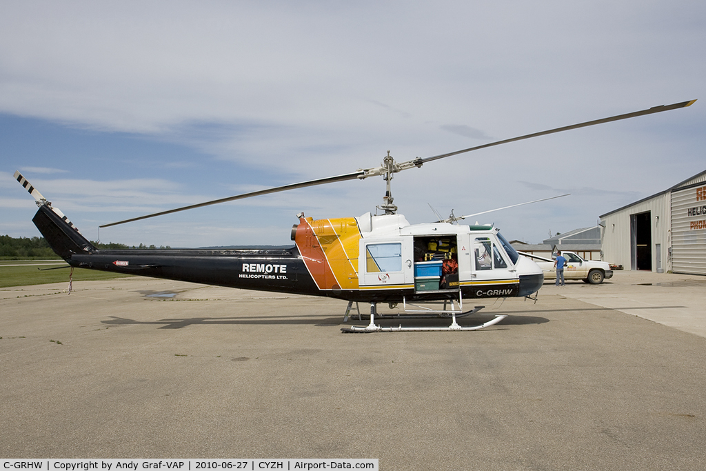 C-GRHW, 1967 Bell 205 C/N 2056, Remote Helicopters Bell 204